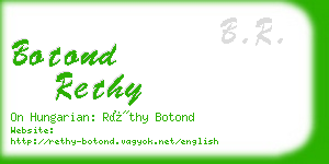 botond rethy business card